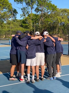 Ross School Tennis Team Celebrates Championship Win